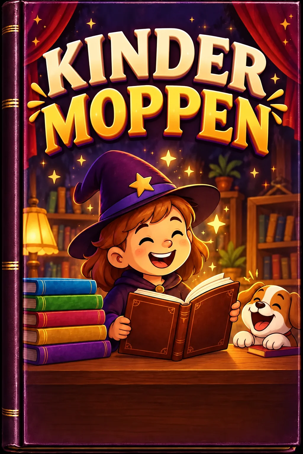 Kindermoppen om samen om te lachen